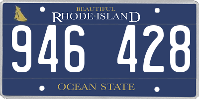 RI license plate 946428