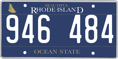 RI license plate 946484