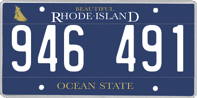 RI license plate 946491