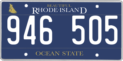 RI license plate 946505