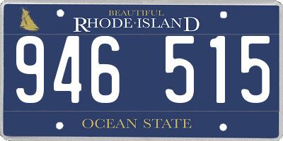 RI license plate 946515