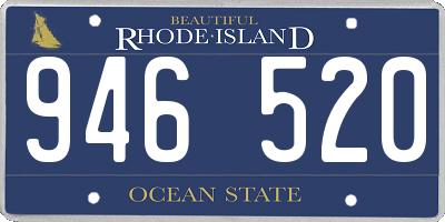 RI license plate 946520