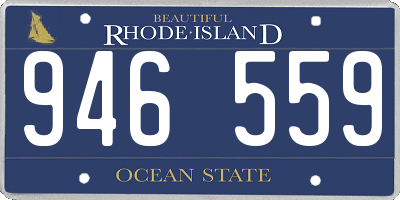 RI license plate 946559