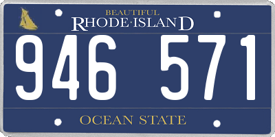 RI license plate 946571
