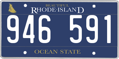 RI license plate 946591