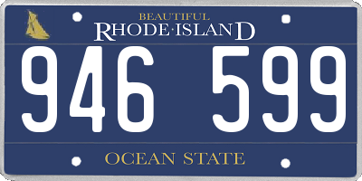 RI license plate 946599