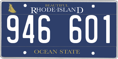 RI license plate 946601