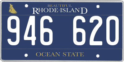 RI license plate 946620