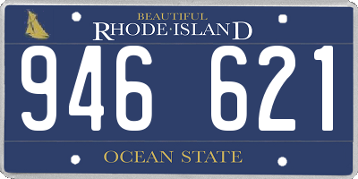 RI license plate 946621