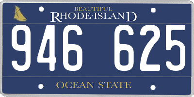 RI license plate 946625