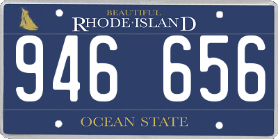 RI license plate 946656