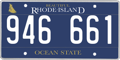 RI license plate 946661
