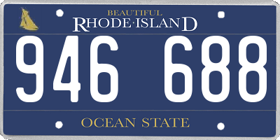 RI license plate 946688