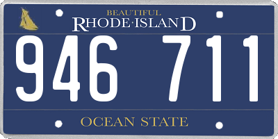 RI license plate 946711