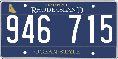 RI license plate 946715