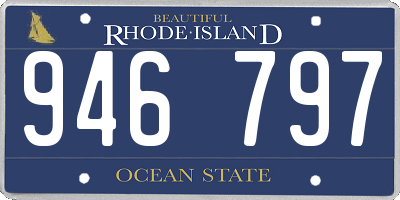 RI license plate 946797