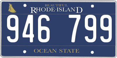 RI license plate 946799