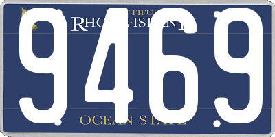 RI license plate 9469