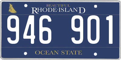 RI license plate 946901