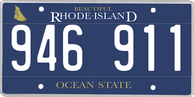 RI license plate 946911