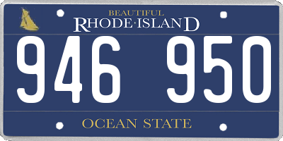 RI license plate 946950