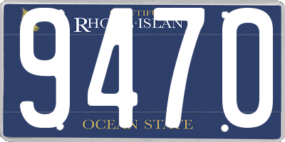 RI license plate 9470