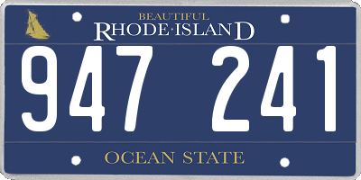 RI license plate 947241