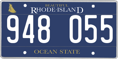 RI license plate 948055