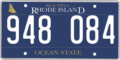 RI license plate 948084