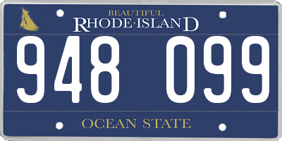 RI license plate 948099