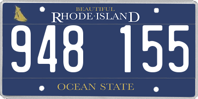 RI license plate 948155