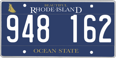 RI license plate 948162
