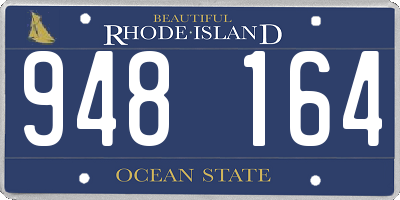 RI license plate 948164