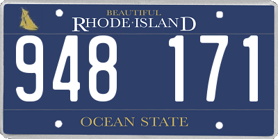 RI license plate 948171