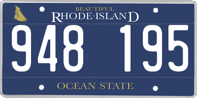 RI license plate 948195