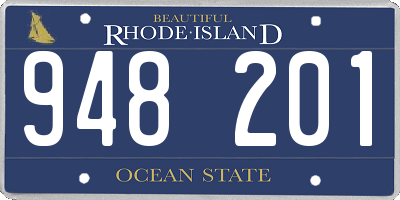 RI license plate 948201
