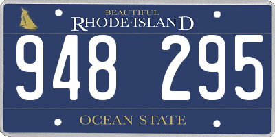 RI license plate 948295