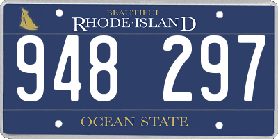 RI license plate 948297