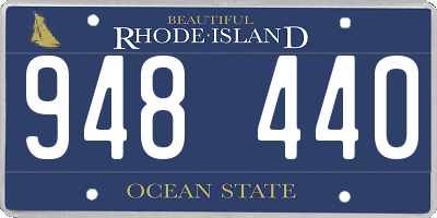 RI license plate 948440