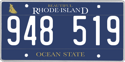 RI license plate 948519