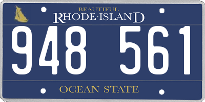 RI license plate 948561