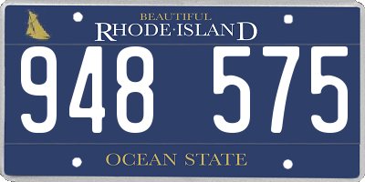 RI license plate 948575