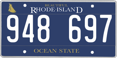 RI license plate 948697