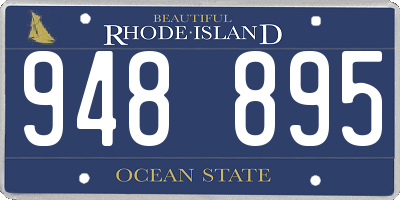 RI license plate 948895