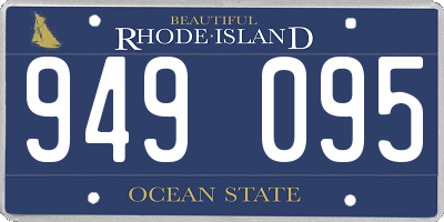 RI license plate 949095