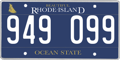 RI license plate 949099