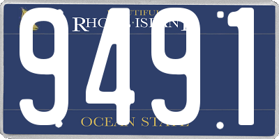 RI license plate 9491