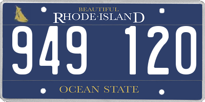 RI license plate 949120