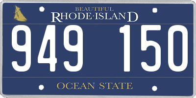 RI license plate 949150
