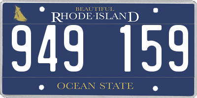 RI license plate 949159
